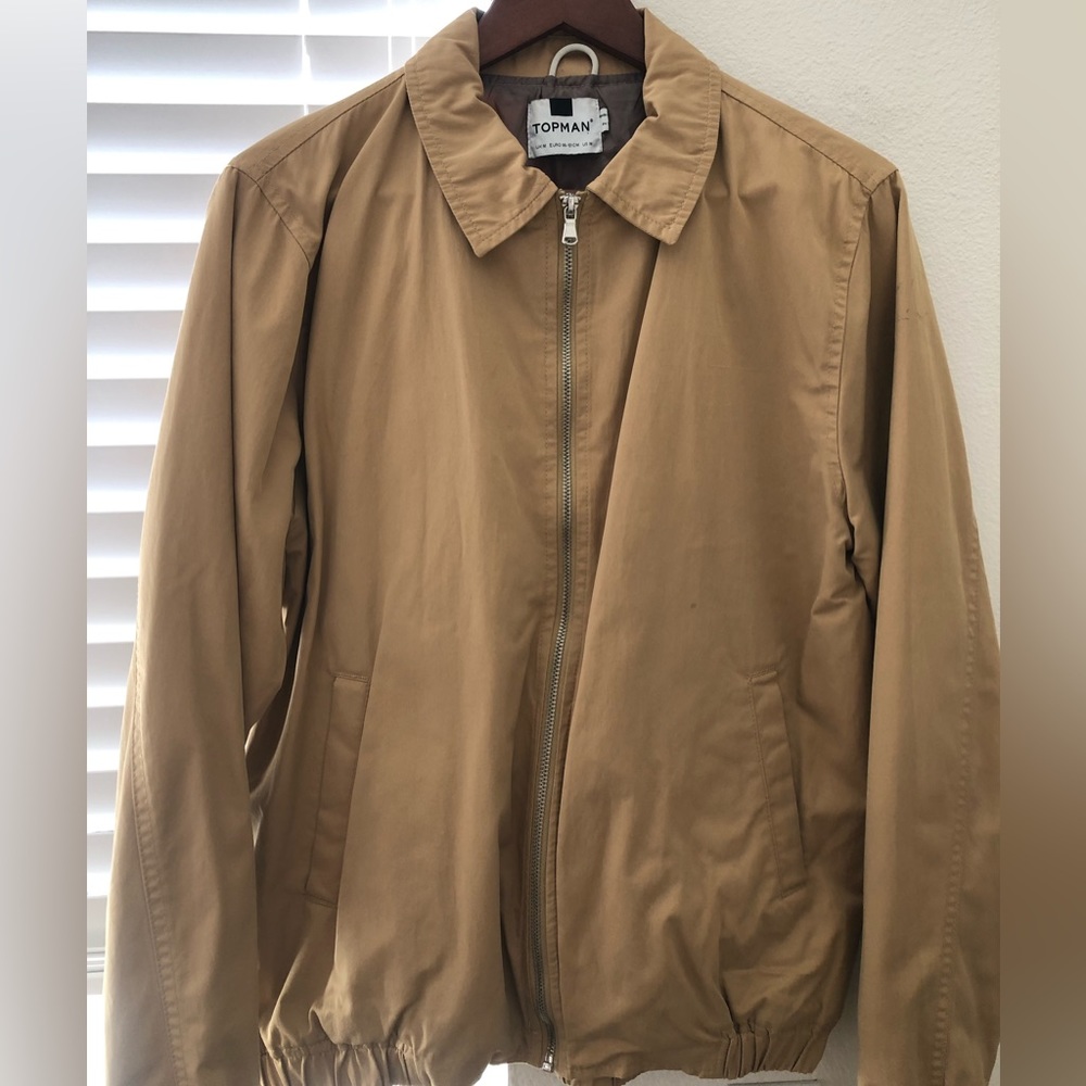 TOPMAN Jacket in Beige